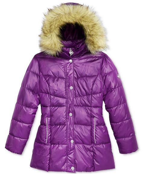 girl michael kors coat|michael kors girls winter coats.